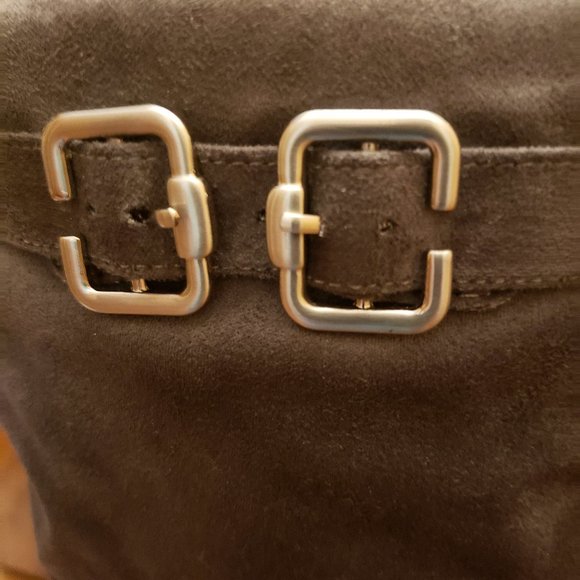 Suede Look Wide Calf Boots! - Picture 5 of 12